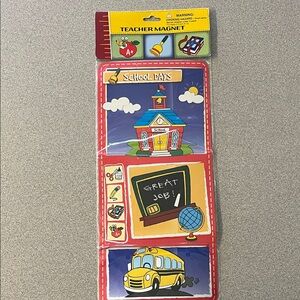 School Days Magnets Set - Multicolor 2 Packs